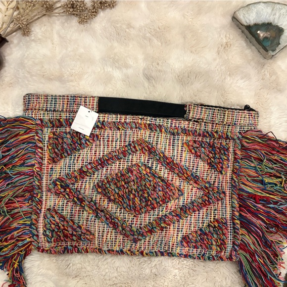 Urban Outfitters Colorful Fringe Shoulder Bag - Picture 2 of 5